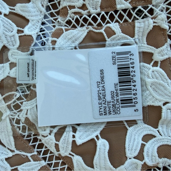 Self-Portrait Mini Azalea Dress – White – NWT – Size - Picture 6 of 7